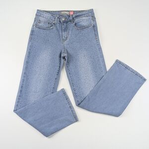 Kids Light Blue Jeans with Sparkle Accents
